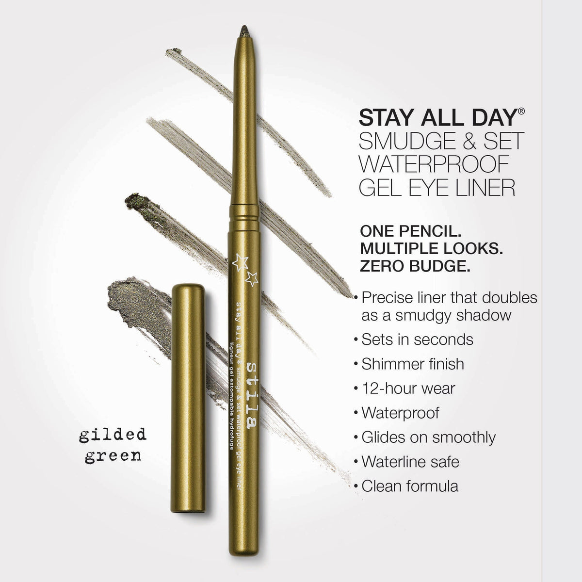 Stay All Day® Smudge & Set Waterproof Gel Eye Liner - Gilded Green