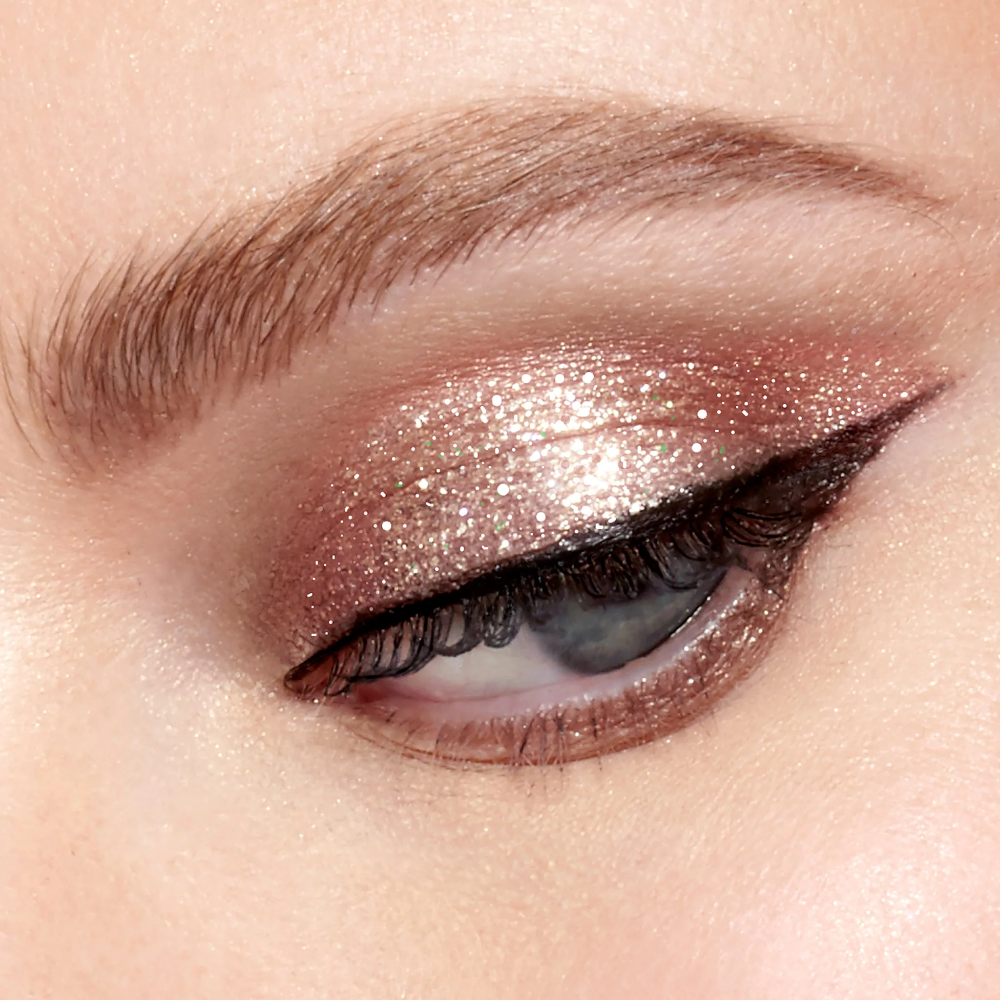  Glitter & Glow Liquid Eye Shadow - Rose Gold Retro