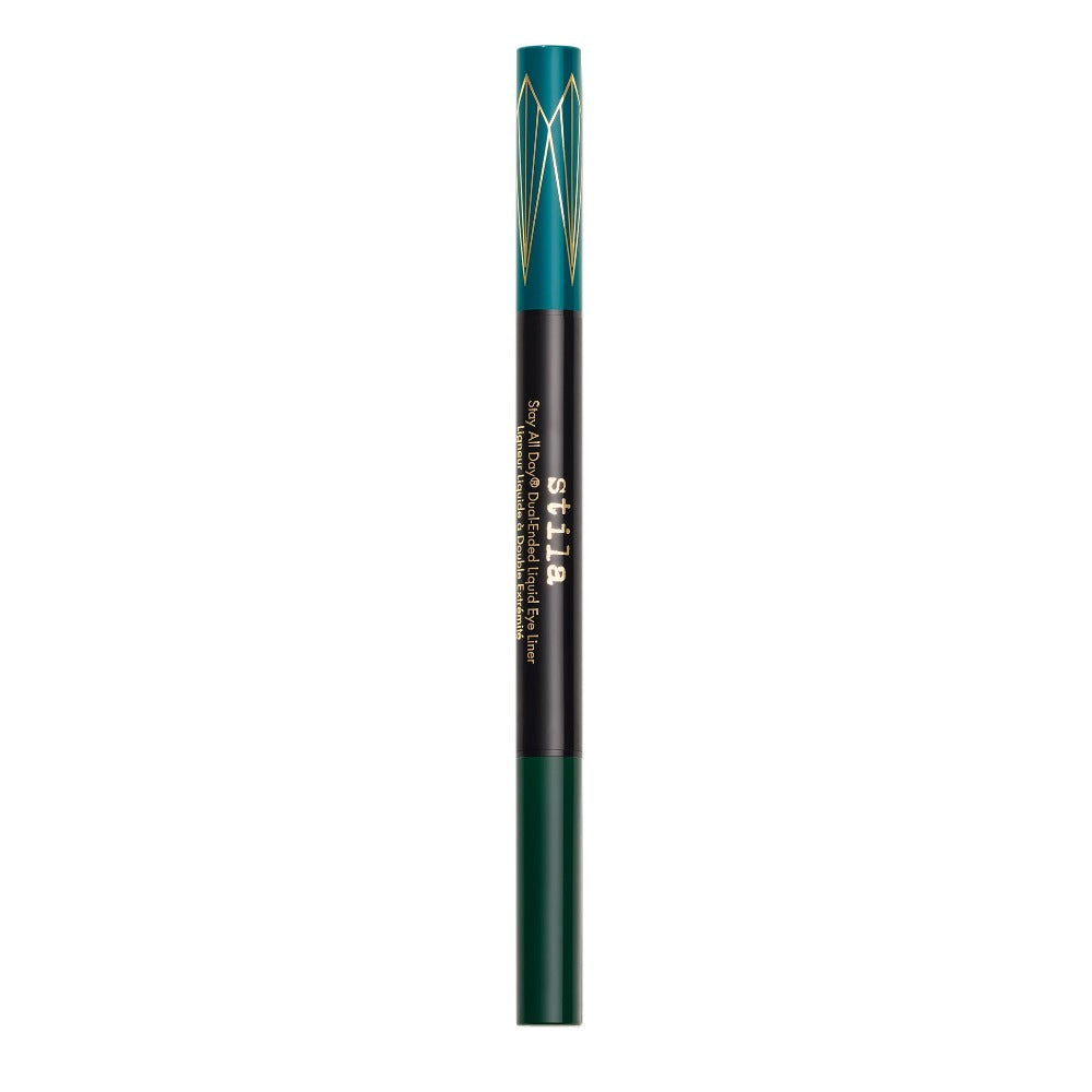  Stay All Day® Dual-Ended Waterproof Liquid Eye Liner: Two Colours - Teal/Intense Jade