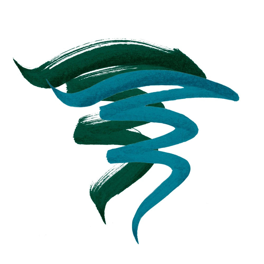  Stay All Day® Dual-Ended Waterproof Liquid Eye Liner: Two Colours - Teal/Intense Jade