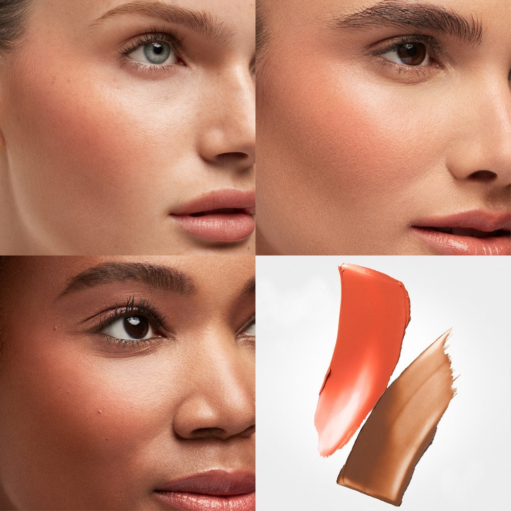  Blush & Bronze Hydro-Blur Cheek Duo Papaya & Tan