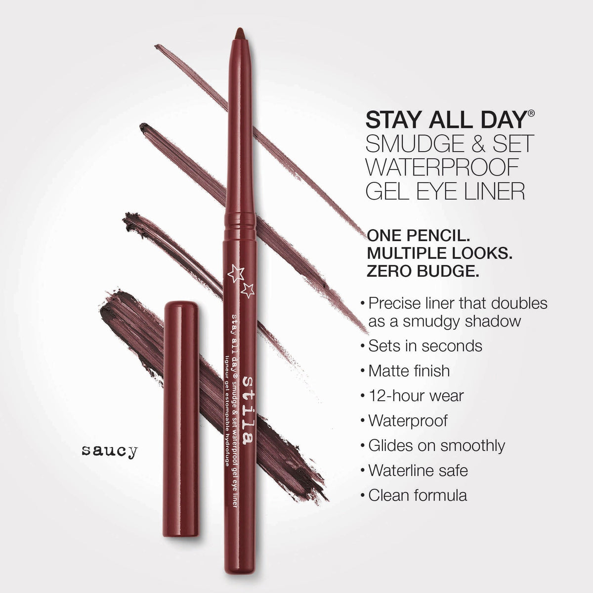  Stay All Day® Smudge & Set Waterproof Gel Eye Liner - Saucy
