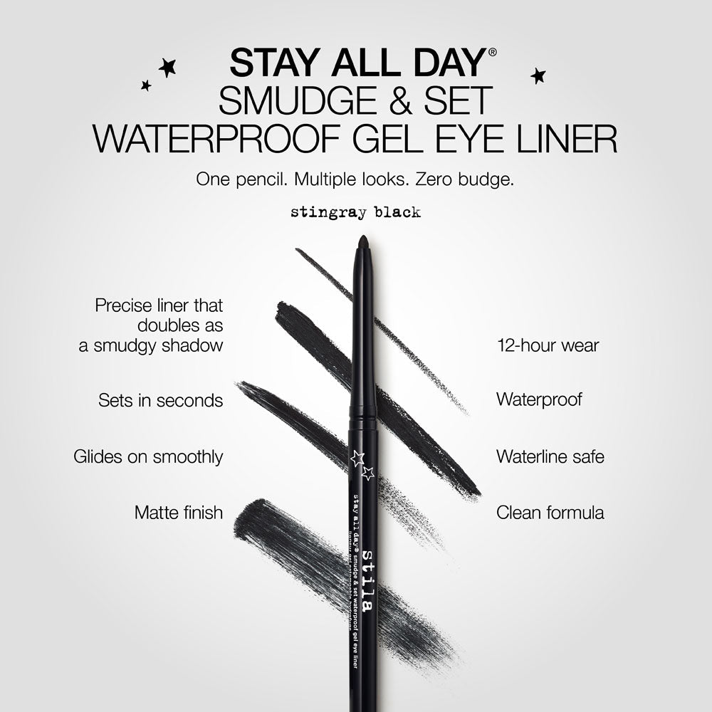  Stay All Day® Smudge & Set Waterproof Gel Eye Liner - Stingray Black