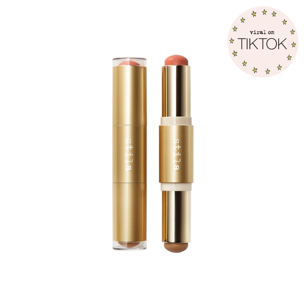  Blush & Bronze Hydro-Blur Cheek Duo Apricot & Golden